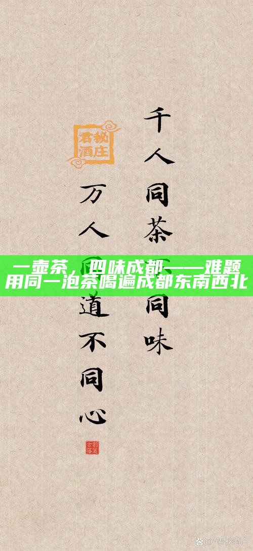 十七岁的茶语，解锁茶的黑话世界