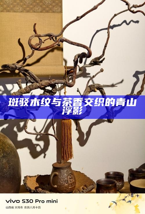斑驳木纹与茶香交织的青山浮影